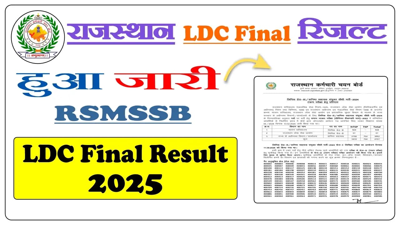 LDC Final Result 2025