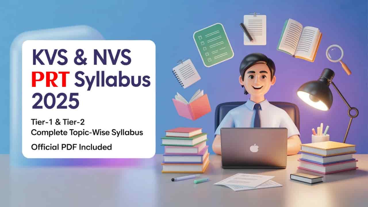 KVS & NVS PRT Syllabus 2025