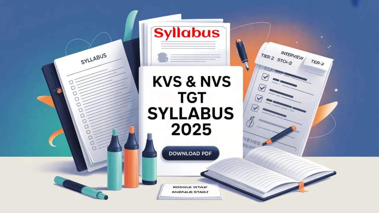 KVS & NVS TGT Syllabus 2025