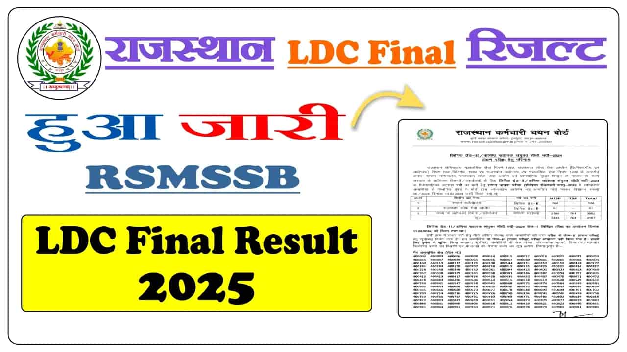 LDC Final Result 2025