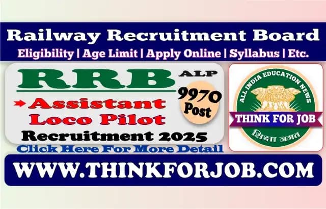 RRB Level 2 ALP Online Form 2025 | 9970 Post